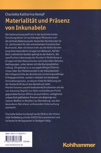 Materialität und Präsenz von Inkunabeln. Die deutschen Erstdrucker im französischsprachigen Raum bis 1500