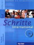 Silke Hilpert et Daniela Niebisch - Schritte international 3 A2/1 - Kursbuch + Arbeitsbuch. 1 CD audio