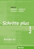Schritte plus 1+2. Glossar Deutsch-Englisch - Glossary German-English - Deutsch als Fremdsprache.