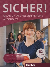  Hueber - Sicher! Deutsch als Fremdsprache Niveau B2 - Medienpaket. 2 DVD + 2 CD audio