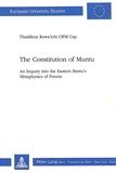  Provinz-archiv - The Constitution of Muntu - An Inquiry into the Eastern Bantu's Metaphysics of Person.