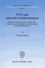 WTO und nationale Sozialordnungen - Ethische, ökonomische und institutionelle Dimensionen der Integration einer Sozialklausel in das Welthandelsrecht.