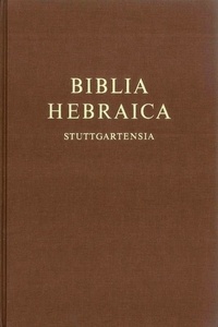  Anonyme - Biblia Hebraica Stuttgartensia.