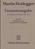 Gesamtausgabe Abt. 2 Vorlesungen Bd. 20. Prolegomena zur Geschichte des Zeitbegriffs - Marburger Vorlesung Sommersemester 1925.