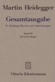 Gesamtausgabe Bd. 90. Zu Ernst Jünger.