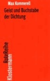 Geist und Buchstabe der Dichtung. Sonderausgabe - Goethe - Schiller - Kleist - Hölderlin.