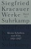 Siegfried Kracauer - Werke 6 - Coffret 3 Volumes.