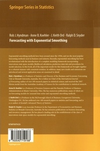 Forecasting with Exponential Smoothing. The State Space Approach