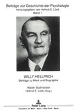 Walter Stallmeister et Helmut-E Lück - Willy Hellpach - Beiträge zu Werk und Biographie.