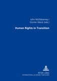 John Mceldowney et Günter Weick - Human Rights in Transition.