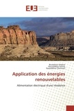 Boubekeur Dokkar et Noureddine Settou - Application des énergies renouvelables - Alimentation électrique d'une résidence.