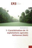 Marc-Donald Vincent - Caractérisation de 15 exploitations agricoles haïtiennes (Haïti).