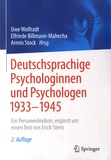 Uwe Wolfradt et Elfriede Billmann-Mahecha - Deutschsprachige psychologinnen und psychologen 1933-1945.