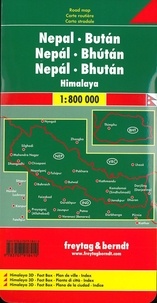 Népal - Bhoutan - Himalaya. 1/800 000