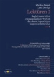 Lektüren 1 - Begleitmaterialien zu ausgesuchten Werken der deutschsprachigen Gegenwartsliteratur.