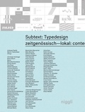 Andreas Pawlik et Martin Tiefenthaler - Subtext: Typedesign.