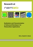 Daniel K. Simon - Realization and Characterization of Advanced Nanolayers for Photovoltaic Applications.