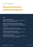 Cordelia Friesendorf et Mijka Ghorbani - Research Journal for Applied Management - Jg. 1, Heft 2.