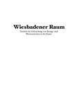 Sascha Büttner - Wiesbadener Raum - Testfeld zur Erforschung von Bezugs- und Wertesystemen in der Kunst.