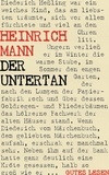 Heinrich Mann - Der Untertan.