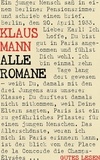 Klaus Mann - Klaus Mann - Alle Romane - Der Vulkan. Mephisto. Symphonie Pathétique. Flucht in den Norden. Treffpunkt im Unendlichen. Alexander. Der fromme Tanz..