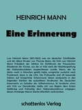 Heinrich Mann - Eine Erinnerung.