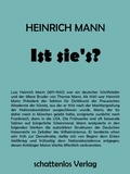 Heinrich Mann - Ist sie's?.