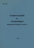 Thomas Heise - L.Dv. 289 Gerätevorschrift für Anschnallgurt Baumuster Ahangu 2e und 9a - 1935 - Neuauflage 2022.