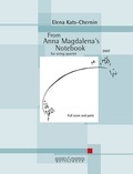 Elena Kats-Chernin - From Anna Magdalena's Notebook - string quartet. Partition et parties..