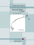 Elena Kats-Chernin - Second Door on the Left - string quartet. Partition et parties..