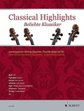Kate Mitchell - Classical Highlights  : Classical Highlights - arranged for String Quartet, Double Bass ad lib.. string quartet, double bass ad libitum. Partition et parties..