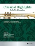 Kate Mitchell - Classical Highlights  : Classical Highlights - arranged for Trumpet and Piano. trumpet in Bb and piano..