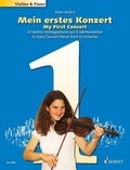 Peter Mohrs - My first Concert  : Mon premier concert - 24 Pièces faciles. violin and piano. Partition et partie..