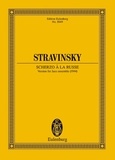 Igor Stravinsky - Eulenburg Miniature Scores  : Scherzo à la Russe - Version pour ensemble de jazz. Jazz-ensemble. Partition d'étude..