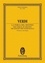 Giuseppe fortunino francesco Verdi - Eulenburg Miniature Scores  : The Force of Destiny - Ouverture. orchestra. Partition d'étude..