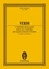 Giuseppe fortunino francesco Verdi - Eulenburg Miniature Scores  : Sicilian Vespers - Overture. orchestra. Partition d'étude..