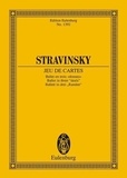 Igor Stravinsky - Eulenburg Miniature Scores  : Jeu De Cartes - Ballet en trois "donnes". orchestra. Partition d'étude..