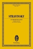 Igor Stravinsky - Eulenburg Miniature Scores  : Concerto en Mi bémol - "Dumbarton Oaks". chamber orchestra. Partition d'étude..