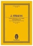 (fils) johann Strauß - Eulenburg Miniature Scores  : Tales from the Vienna Woods - Waltz for Orchestra. op. 325. orchestra. Partition d'étude..