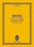 Giovacchino Rossini - Eulenburg Miniature Scores  : The silken ladder - Overture. orchestra. Partition d'étude..