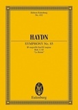 Joseph Haydn - Eulenburg Miniature Scores  : Symphonie No. 85 Sib majeur, "La Reine" - "Paris No. 4". Hob. I: 85. orchestra. Partition d'étude..