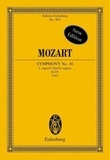 Wolfgang Amadeus Mozart - Eulenburg Miniature Scores  : Symphonie No. 36 Ut majeur - "Linzer". KV 425. orchestra. Partition d'étude..
