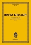 Nikolaï Rimsky-Korsakov - Eulenburg Miniature Scores  : Scheherazade - Suite symphonique. op. 35. orchestra. Partition d'étude..