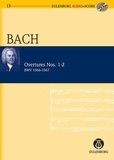 Johann sebastian Bach - Overtures Nos. 1-2 - BWV 1066-1067. orchestra. Partition d'étude..