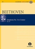 Ludwig van Beethoven - Symphonie No. 5 Ut mineur - op. 67. orchestra. Partition d'étude..