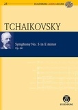 Piotr i. Tchaikovski - Symphonie No. 5 Mi mineur - op. 64. CW 26. orchestra. Partition d'étude..