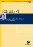 Franz Schubert - Sinfonie No. 7 Si mineur - "Unvollendete". D 759. orchestra. Partition d'étude..