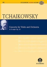 Piotr i. Tchaikovski - Concerto Ré majeur - op. 35. CW 54. violin and orchestra. Partition d'étude..