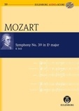 Wolfgang Amadeus Mozart - Symphonie n° 39 en mi bémol majeur - KV 543. orchestra. Partition d'étude..