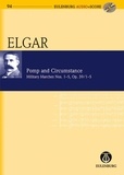 Edward Elgar - Pomp and Circumstance - Cinq marches. op. 39/1-5. orchestra. Partition d'étude..
